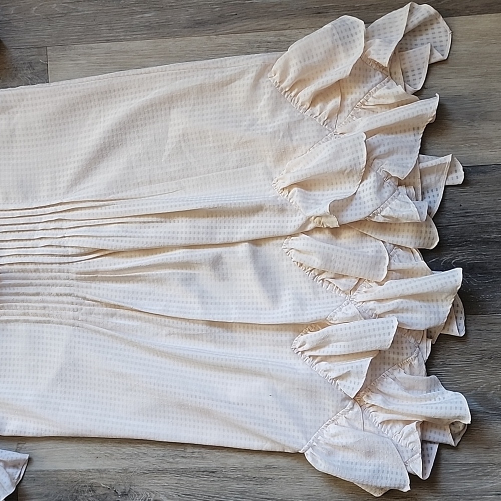 Tularosa Cream Ruffle Mini Dress - Picture 6 of 14